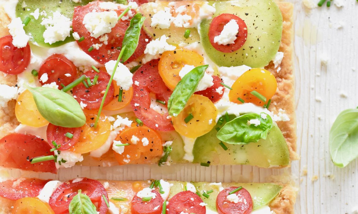 SFOGLIATINE CON POMODORI E FETA