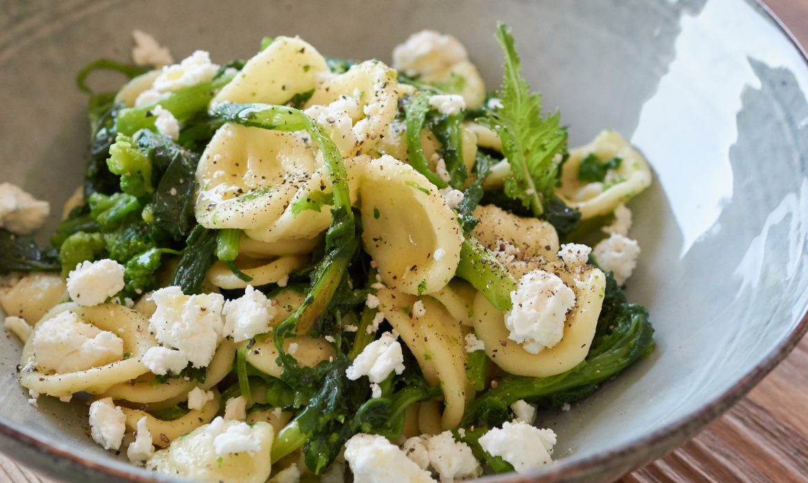 ORECCHIETTE ALLE CIME DI RAPA E FETA ZORBAS
