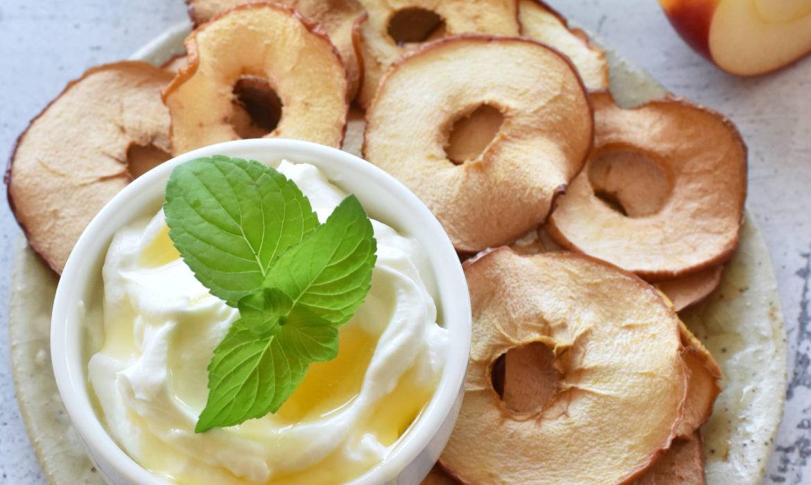 CHIPS DI MELA E YOGREKO ZORBAS