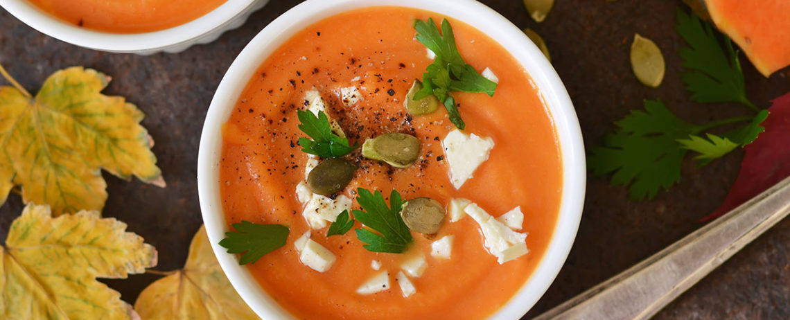 Zucca e feta, intensità e dolcezza si incontrano