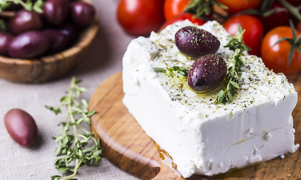 la feta è un formaggio magro