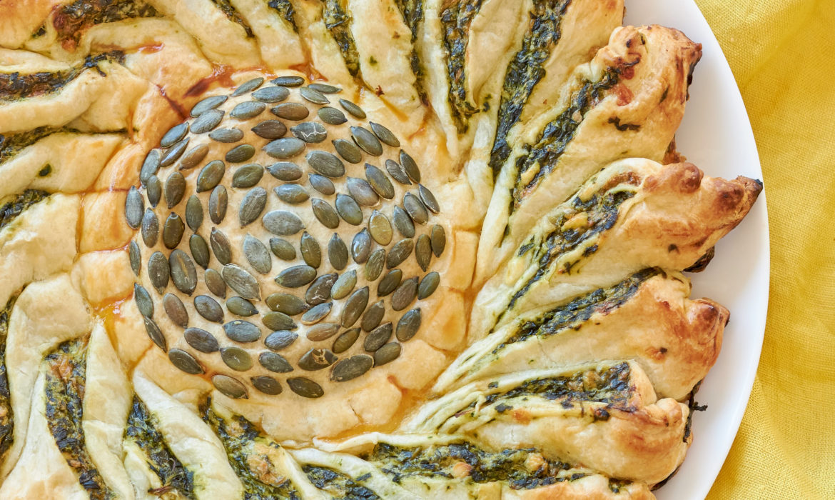 TORTA SALATA CON SPINACI E FETA
