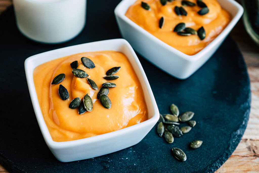 vellutata yogurt e zucca