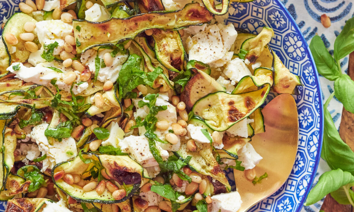 Insalata di zucchine grigliate e Feta Zorbas